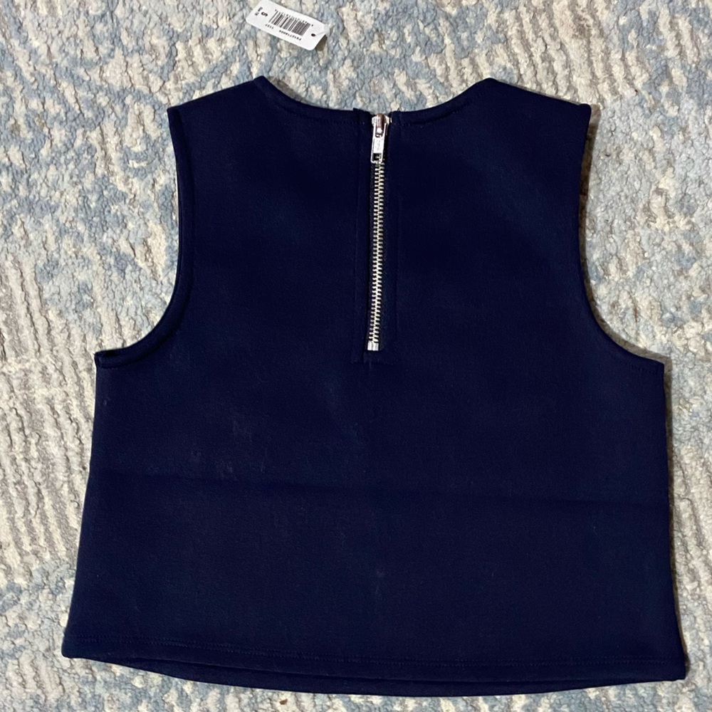 Kidpik Cropped Shell With Working Zipper NEW WITH TAGS